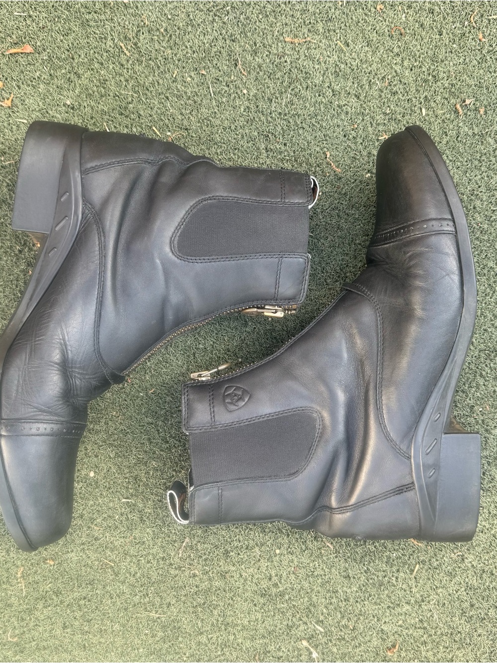 Ariat Women's Heritage III Zip Paddock Boots Black Leather Equestrian Size 11B - Picture 2 of 9